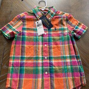 Polo by Ralph Lauren Kids Vibrant Plaid Button Down Shirt